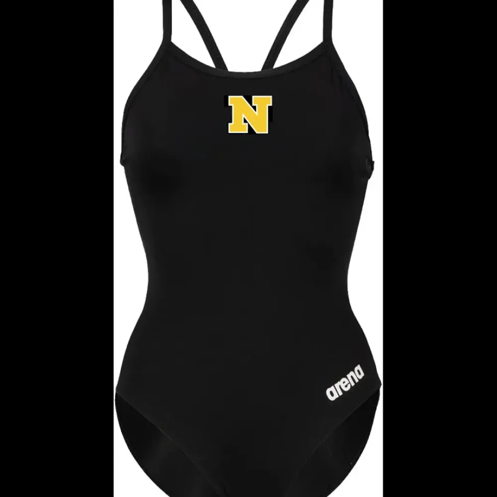 Speedo Centennial Solid Poly Training Suit w/ Logo |50 Black|Black Fashion