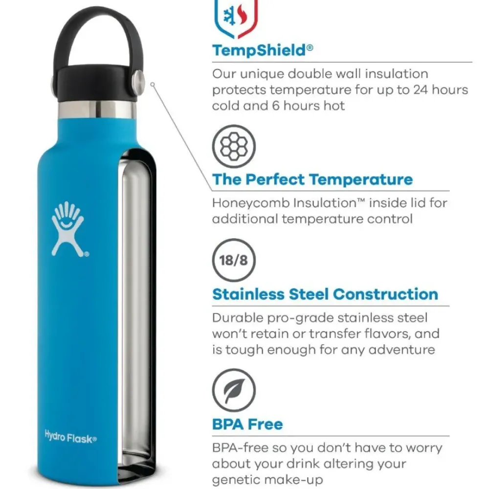 HYDRO FLASK Standard Mouth Bottle w/ Flex Cap - 21 Oz Sale