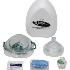 Kemp USA Adult Child Combo CPR Mask w/ Gloves And Wipes In Hard Case Online