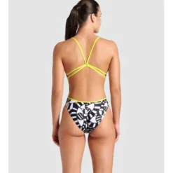 Arena W Open Tour Eyes Swim Lace Back 503 Black Multi-Soft Green New