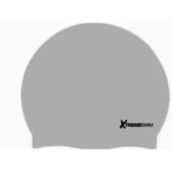 XTREME SWIM Solid Silicone Swim Cap New
